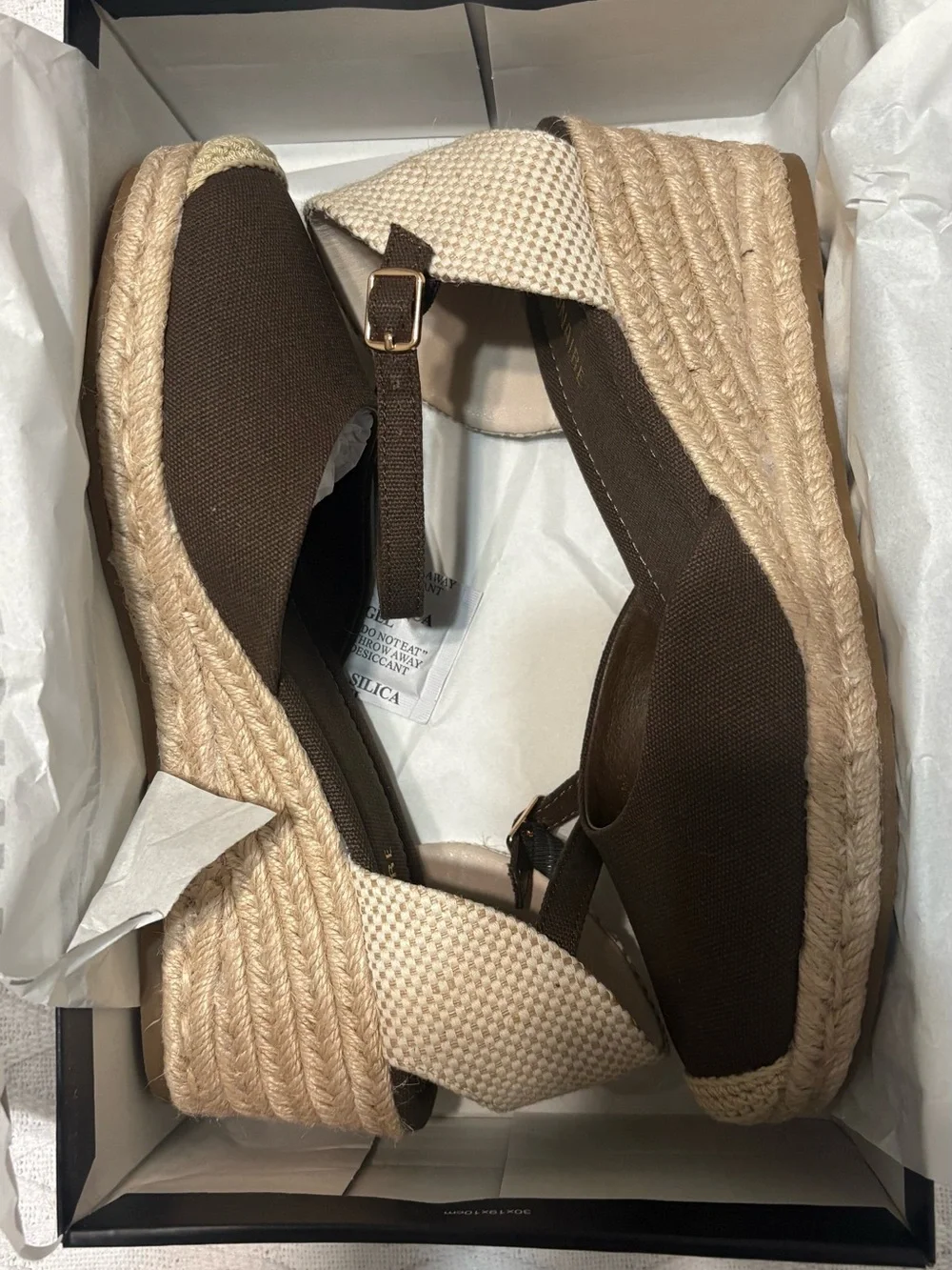Cushionaire brown espadrille